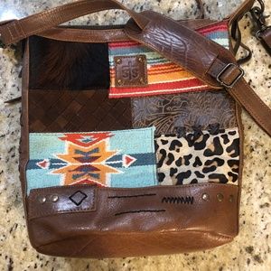 StS Ranchwear Remnants cowhide leather purse